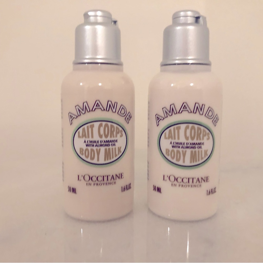 🎉HOST PICK🎉 ✨TWO✨ NEW L'Occitane AMANDE Lait Corps Body Milk Lotions